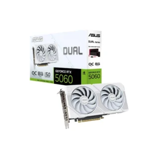 ASUS Dual GeForce RTX™ 5060 8GB GDDR7 OC White Edition