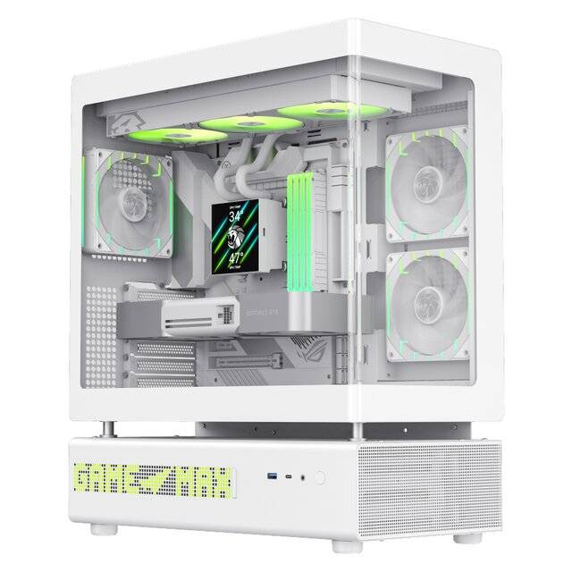 GameMax N90 6-Fan Case (White)