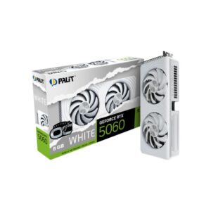 Palit GeForce RTX 5060 Ti Dual White OC 16GB GDDR7 Graphics Card – White