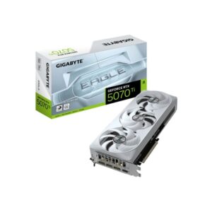 Gigabyte GeForce RTX 5070 Ti Eagle OC ICE SFF 16GB GDDR7 256-bit Graphics Card – White