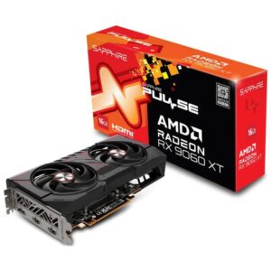 Sapphire PULSE AMD Radeon RX 9060 XT 16GB Graphics Card – Black