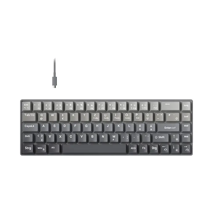 Magegee MK-Box Wired Mechanical Keyboard Gradient Grey Blue Whale Switch