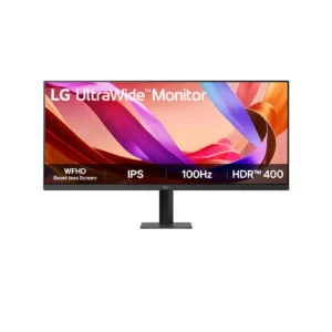 LG 34U511A-B 34" Ultra Wide PC Screen - UWFHD (2560x1080) IPS, 5ms GtG 100Hz, DisplayHDR™ 400, sRGB 99%, Tilt, Height Adjustable, Portrait Mode