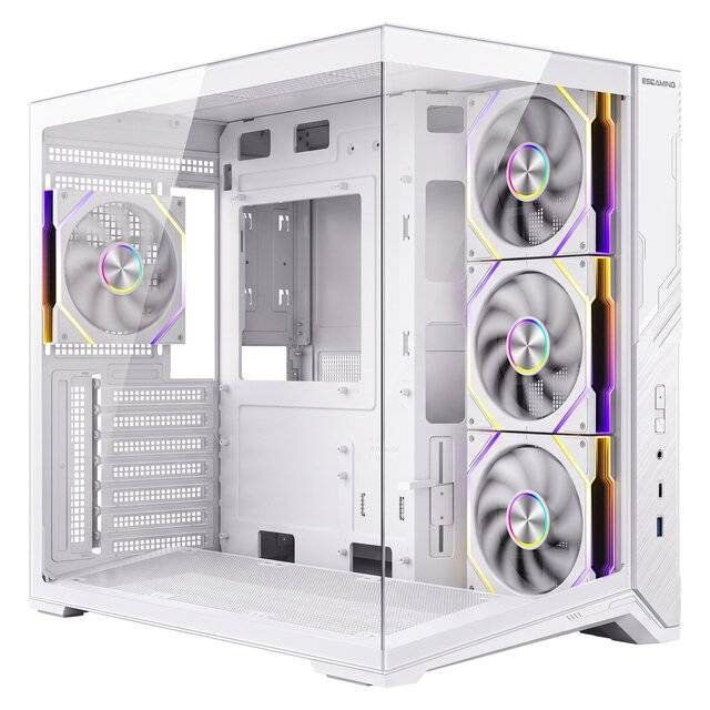 ES-Gaming Zero Max 7-Fan Case (White)